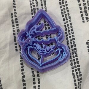 Purple the Grinch stole Christmas 3 inch Cookie Cutter